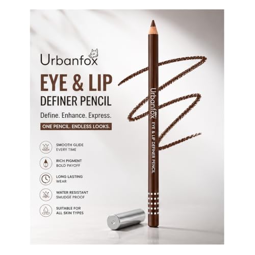 Image of Urbanfox Eye & Lip Definer Pencil, Brown, 12H Wear