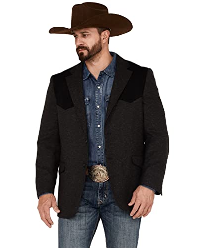 Cody James Men's Waco Contrast Yolk Button Down Western Sportcoat - RSFT7102-457 42 LNG US