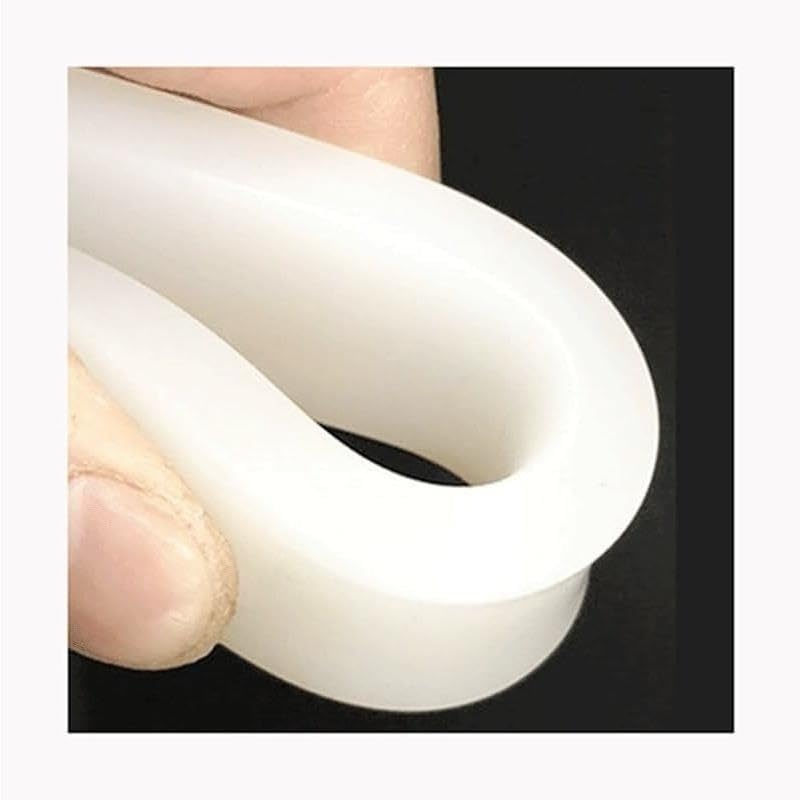 Tira de sellado de goma de silicona, resistente al agua, 1M de largo, resistente a la temperatura, adecuada for de puertas y ventanas laterales(30mmx30mm)