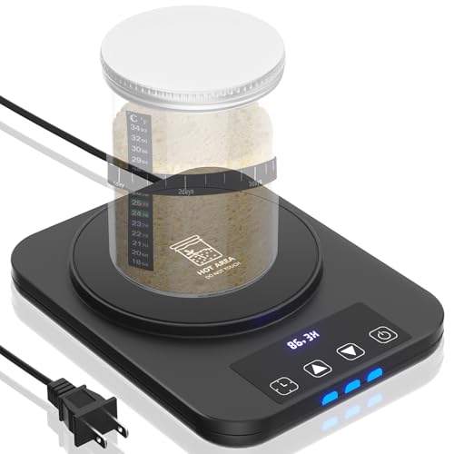 Sourdough Starter Warmer, Precise 1°F Thermostat Control (70-100°...