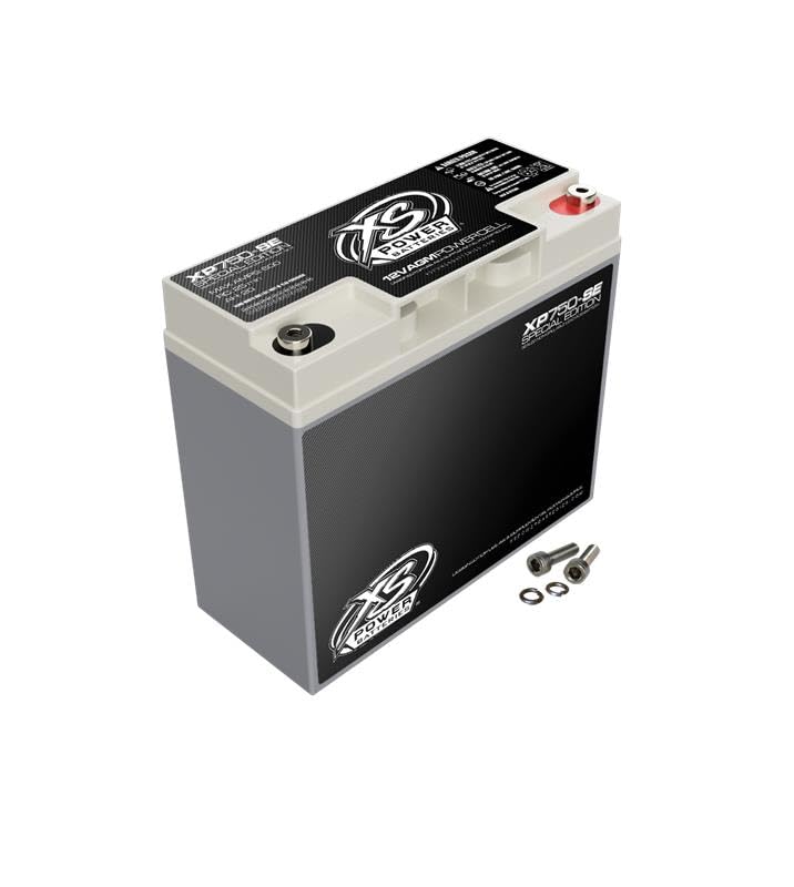 XS Power XP750 12V AGM Battery – 22Ah,750A Max Amps, Spill-Proof, Vibration Resistant – Ultra Low Internal Resistance, Valve Regulated, Mountable in Any Position