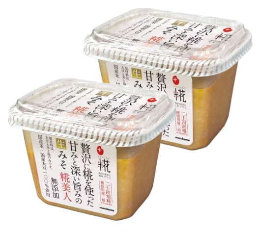 Amazon.co.jp: プラス糀 生みそ 糀美人 マルコメ 国産米100%使用 325g