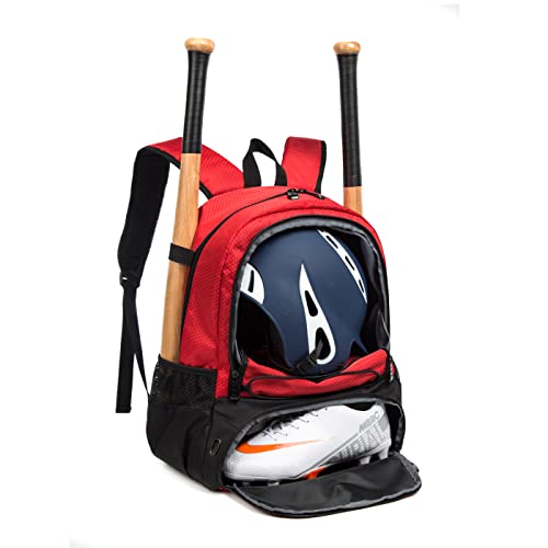 Qiaoqii Youth Basketball Bag/Soccer Bag/Baseball Softball Bag/Multipurpose Gear Backpack With Fence Hook And Shoe Compartment, Can Hold Sports Gear Such As Helmet, Ball, Gloves, Shoes, Etc. #TOP5