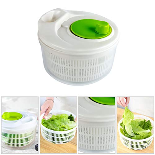 HEMOTON Spinner Keeper Alface Spinner Lavadora de Vegetais Secadora Com Saladeira Grande Peneira de