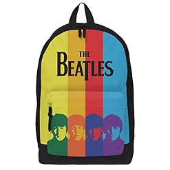 Rocksax The Beatles Backpack – Hard Days Night – 43cm x 30cm x 15cm – Officially Licensed Merchandise - Les Beatles, Paul McCartney, John Lennon, RIngo Starr, George Harrison