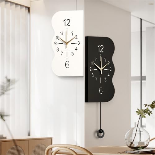 Horloge murale décorative double face Vnook d'angle moderne L - 2