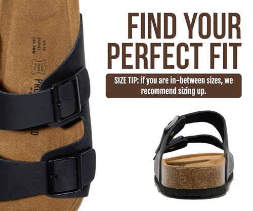 Image of Project Cloud Mens Sandals, 100% Genuine Leather Mens Slides (Heritage)