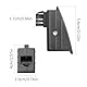 YAODHAOD TAE RJ45 RJ11 DSL Adapter 8P2C für Telefonadapter TAE Adapter Stecker Telefon Router Schwarz