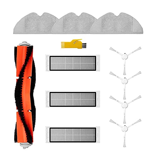 MIKONG Kit Accessori per Xiaomi Dreame F9 1C STYTJ01ZHM XM200022 - Parti di Ricambio per Robot Aspirapolvere, 11 Confezioni con Spazzola Principale, Filtro e Spazzola Laterale