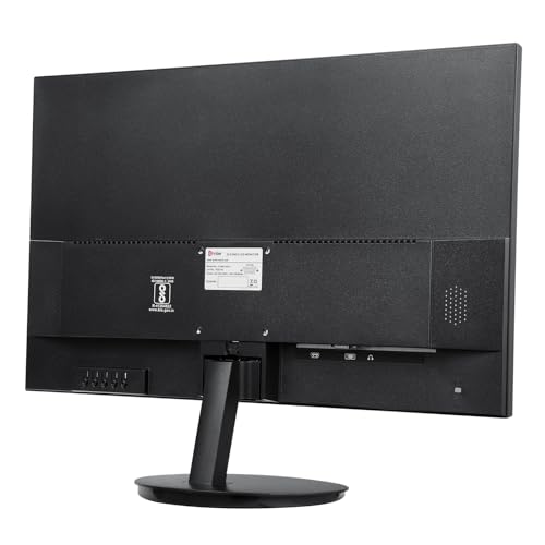 Image of Enter A013 24 Inch (60.45 CM) Ultra Slim Wide LED Monitor|Refresh Rate 75 Hz, 1920 x 1080 Pixels|Wall Mountable Slim & Stylish Design with 16.7M Colors|HDMI & VGA Ports (Full Black)