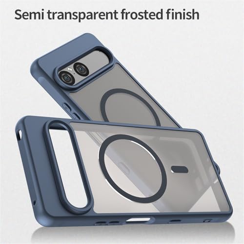 Image of Compatible with Sony Xperia 10 VII Case Cover,Compatible with MagSafe,Anti-Fall,Compatible with Sony Xperia 10 VII 5G XQ-FE54 XQ-FE72 Cell Protective Phone Case Blue