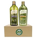 OUDIEN 2er Set dalan d'Olive entspannenden Duschgel und reparierendes Pflegeshampoo je 400 ml, Haarshampoo für kaputtes Haar