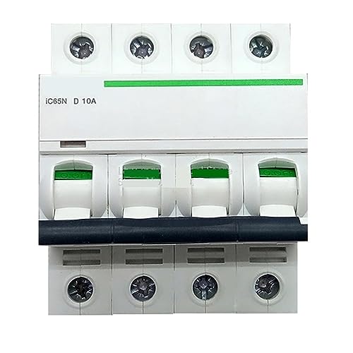 Mini disyuntor magnético MCB para motores y cargas inductivas Acti 9 4P D10A