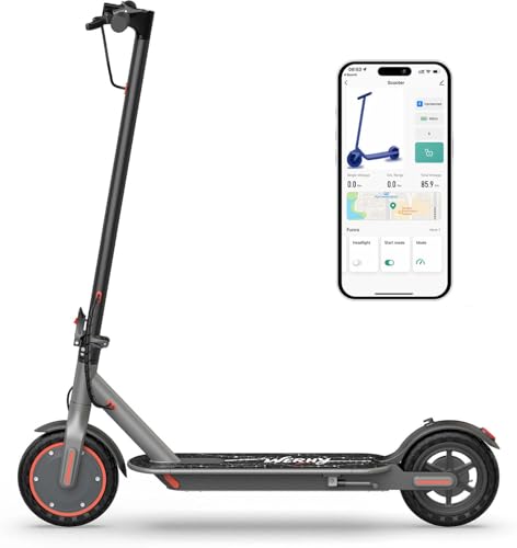 WERHY Electric Scooter, 350W Motor, 19 Miles Long Range, 19 MPH Top Speed,...