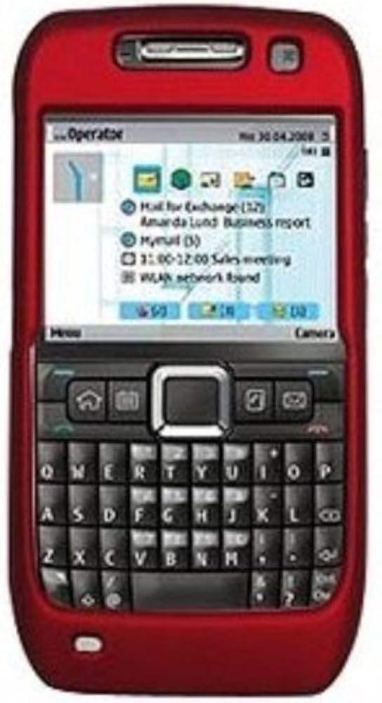 nokia E71 海外版　black steel red化 Nokia E71 pops up in nicer colors, no word on their availability