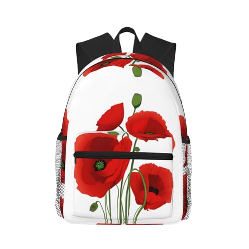 Mochila clásica de flores para camping y senderismo