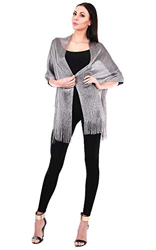 Plum Feathers Evening Wraps And Shawls Formal, Dressy Metallic Sparkle Shawl Wrap Evening Wear, Sheer Womens Party Dresses4