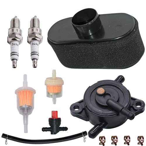 49040-0770 49040-7008 MIU12470 Fuel Pump 11013-0752 Air Filter Fit for Kawasaki FS FR FX Series Engine,Replace for FR541V FR600V FR651V FR691V FR730V FS481V FS541V FS600V FS651V FS691V FS730V Engine