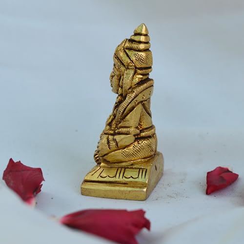 Estatua de Brass Kuber Maharaj de 2.25 pulgadas miniatura 6