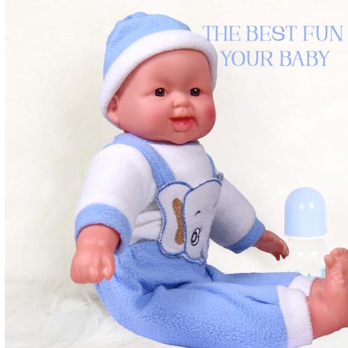 Image of Happy Baby Laughing Musical Boy Doll with Touch Sensors & Sound for Kids (Girls & Boys), 40H x 25L x 13W cm (Medium, Multi-Color)
