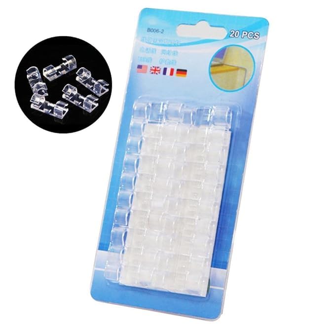 SR Brothers 16 Pcs Desktop Cable Organizer V2.0 with Improved Stronger Adhesive Tape | Cable Manager, Wire Manager, Wire Clamp | Wire Clips for Cable for Wall, Wire Holder Clips Wall (2) (B0CWVHJKBN) Amazon Price History, Amazon Price Tracker