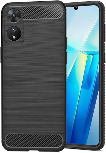 Image of A rtistque Liquid Silicone Back Cover Case for Vivo T2 Pro 5G Shockproof TPU Soft Flexible with Camera Protection - Black