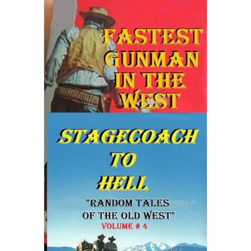 Fastest Gunman in the West and Stagecoach to Hell Combo Audiolibro Por Jeff Breland arte de portada