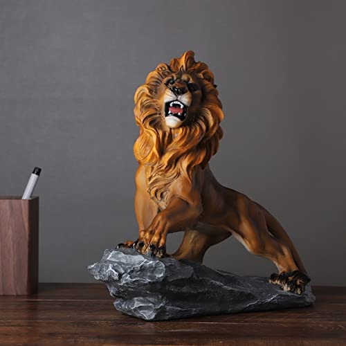 Statue lion objet décoration maison à offrir pour une crémaillère originale - 2