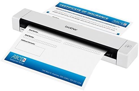Brother Mobile Color Page Scanner, DS-620, Fast Scanning Speeds, Compact and Lightweight, Compatible with BR-Receipts, Black image 5