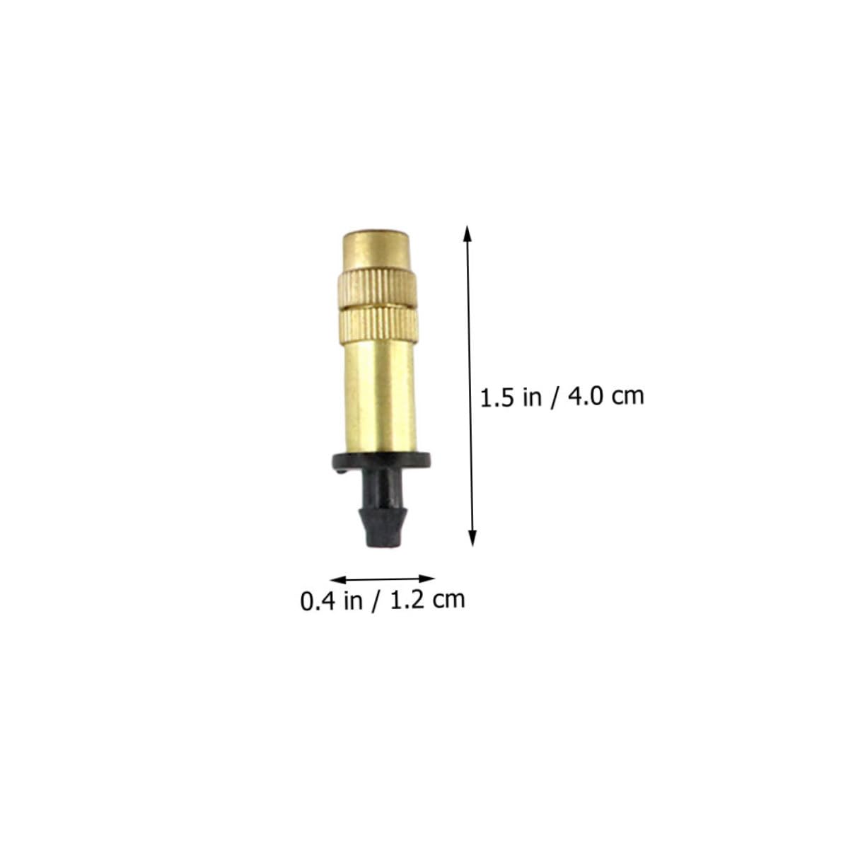 Happyyami 90 Pz Ugello in Rame Atomizzato Irrigatori a Spruzzo Per Irrigazione Ugello Per Tubo Di Irrigazione Gocciolatori Regolabili Kit Di Irrigazione a Goccia Verdura Ottone Plastica