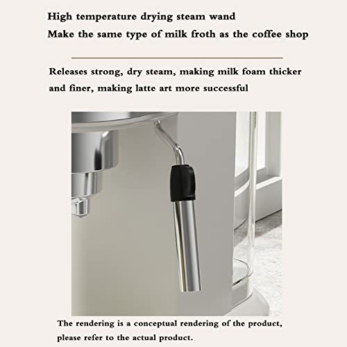 Cafetera semi automática con espuma de leche 1.4 L miniatura 3