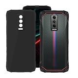 KJYFOANI Custodia per Doogee Blade 10 Energy (6.56"), Nero Silicone Case Ultra Sottile Morbido TPU Anti-Graffio Antiurto Bumper Protettiva Cover per Doogee Blade 10 Energy - Nero