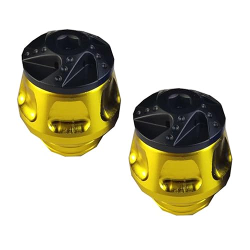 Protector de horquilla delantera y tapa contra caídas de aluminio para motocicleta
