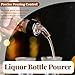 2PCS Automatic Measured Bottle Pourer, 50ml Drinks Wine Cocktail Dispenser Liquor Bottle Pourer Home Bar Tool for Bartender ﻿ (white)