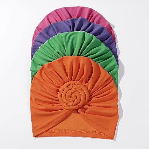 Image of KYNARI Turban Head Wraps for Women, Pretied Stretch Bonnet Hair Wrap | African Knot Turban Hats Pre Twist Headwear Soft Head Scarf Elastic and Breathable Head Covering Cancer Caps for Black Women