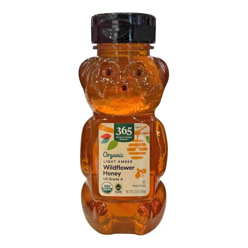 365 by Whole Foods Market, Organic Light Amber Wildflower Honey, 12 Ounce