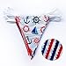 32Ft Nautical Party Decorations Red Blue White Nautical Themed Fabric Banner Triangle Pennant Flag Garland Streamers for Kids Boys Ocean Birthday Ahoy Achor Pirate Baby Shower Outdoor Garden Supplies