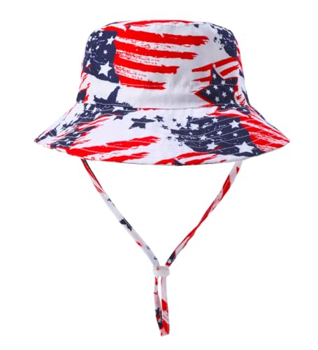 Toddler and Baby Boys' 3-Piece Swimsuit Trunk, Long Sleeve Rashguard Bathing Suit with Hat Set - Image 5