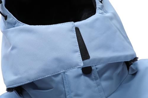 Image of MOERDENG Women's Waterproof Ski Jacket Warm Winter Coat Hooded Snowboarding Jacket Snow Coat