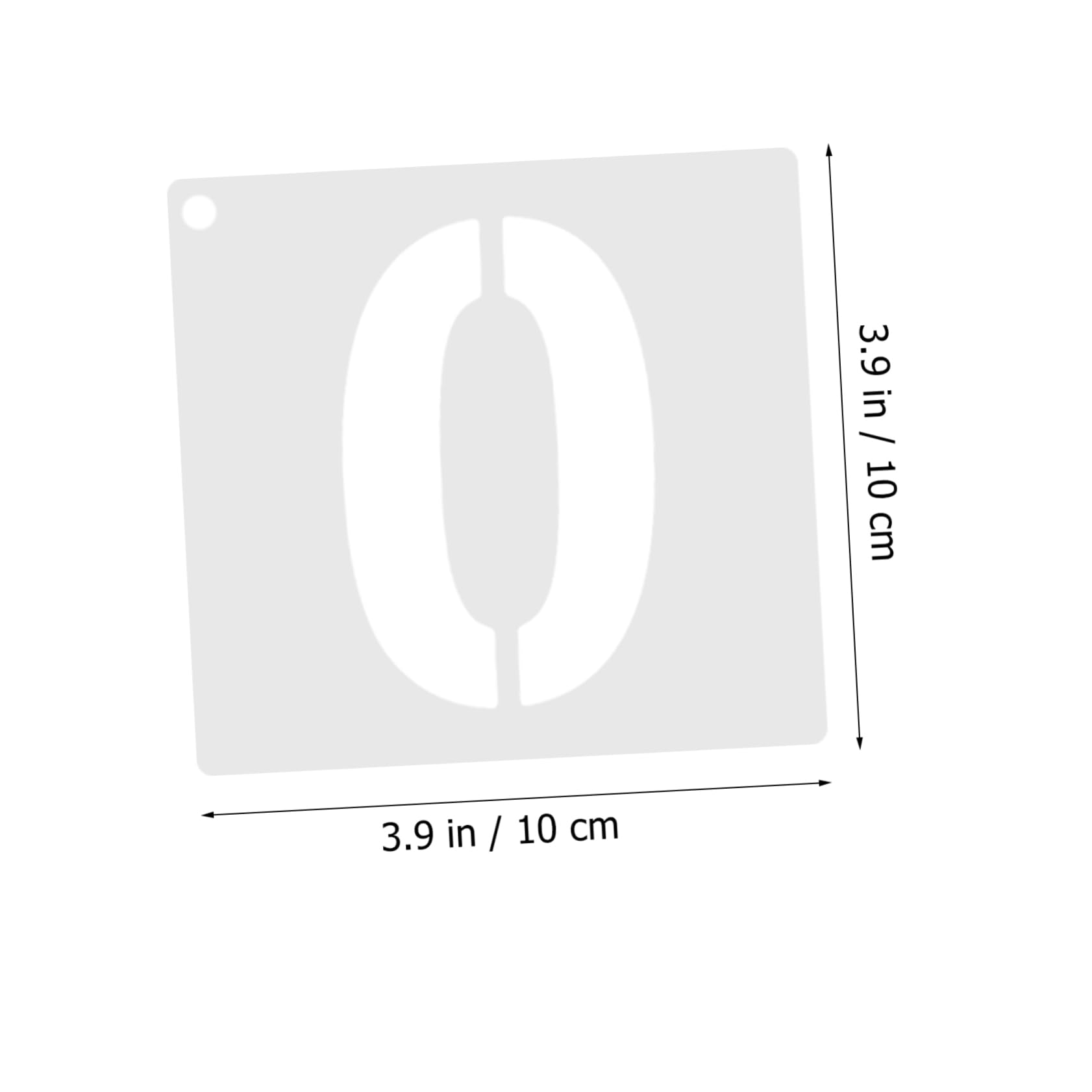 Lurrose 126pezzi Stencil Per Pittura Riutilizzabili Lettere e Numeri Per Progetti Fai Te Su Superfici Piane Sicuri Per Decorazioni e Scrapbooking