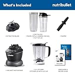 Nutribullet-Plastic-Combo-Blender-Powerful-1000-Watts-Motor-MixerGrinderSmoothie-Maker-Blender-for-Dry-Grinding-Wet-Blending-2-Unbreakable-Jars-16L-Extra-Large-Pitcher-Tamper-Black