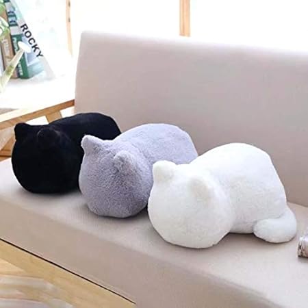 Amazon 3色セット モフモフ寝姿 かわいい ねこ型クッション 黒 グレー 白 抱き枕 ぬいぐるみ 猫 キャット インテリア雑貨 大きい プレゼント ぬいぐるみ おもちゃ Amazon 3色セット モフモフ寝姿 かわいい ねこ型クッション 黒 グレー 白 抱き枕 ぬいぐるみ 猫 キャット インテリア雑貨 大きい プレゼント ぬいぐるみ おもちゃ