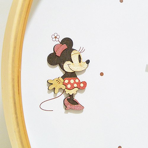 Amazon.co.jp: ディズニー ウッドパーツクロック 壁掛け時計 ミッキー