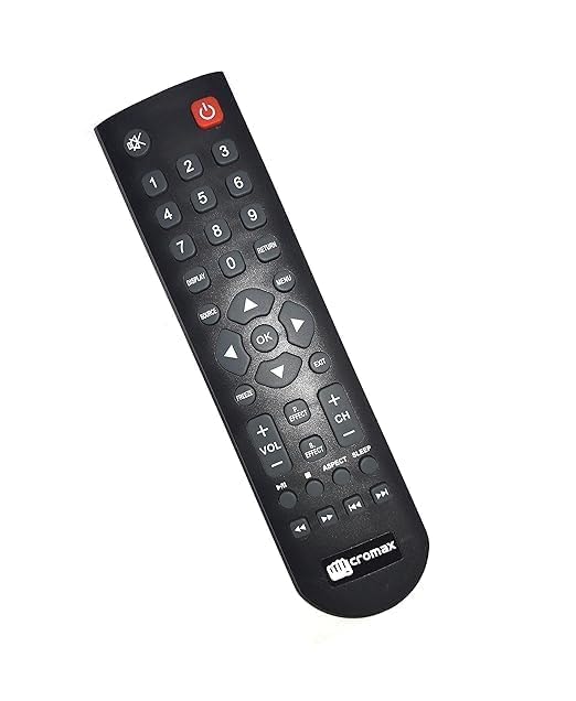 Image of Compatible for Micromax LED /LCD TV Remote Controller Model :- MMX05 (Please Match The Image with Your Existing Remote Before Placing The Order).