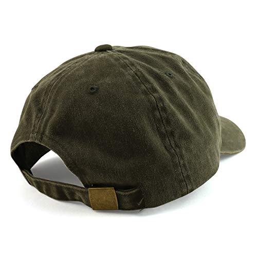 Image of Trendy Apparel Shop Oversize XXL Pigment Dyed Washed Cotton Baseball Cap