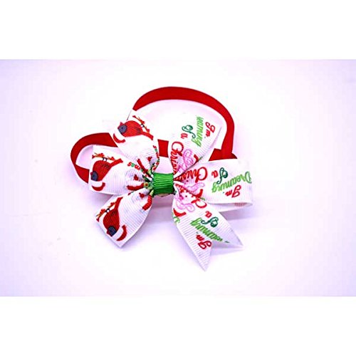 Amazon | クリスマス専用☆ペットトリミングリボン チョーカー