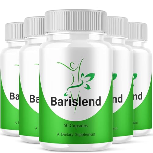 Original Barislend Official Capsule Premium Advanced Formula, Natural Ingredients for Overall Health & Balanced Lifestyle | Pink Salt Barislends Reviews | 60 Capsules Each Bottle (Pack of 5)