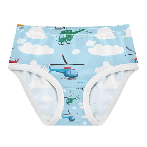 Colorful Helicopters Toddler Girls's Underwear 2T 202c1214