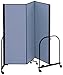 Screenflex CFSL503-DB Commercial Portable Room Divider, 3 Panels