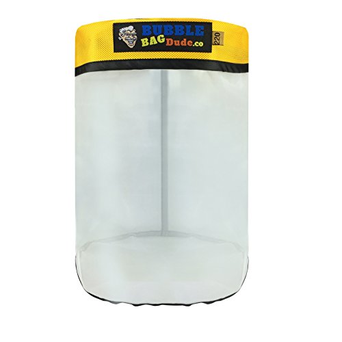 Bubblebagdude Bubble Bags 5 Gallon 220 Micron Zipper Bag For 5 Gallon Bubble Machine Herbal Ice Essence Extraction Bag - Reusable Wash Bag #TOP5